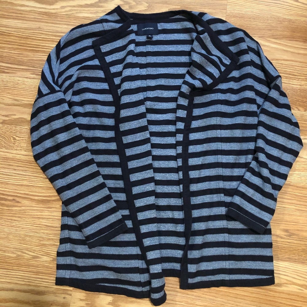 Blue striped Cardigan